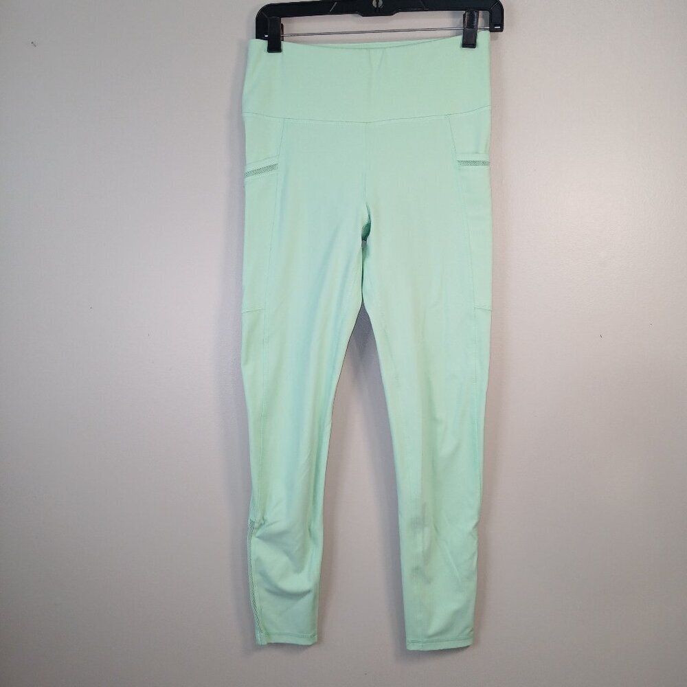 MONO B BRAND YOGA PANTS, MINT GREEN, FULL LENGTH PANT, LIKE NEW, SIZE M